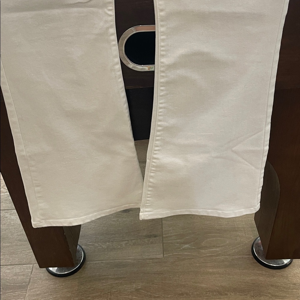 a.n.a High-Rise Flare White Jeans 16 Tall 31” Inseam pockets front and back - Picture 6 of 15